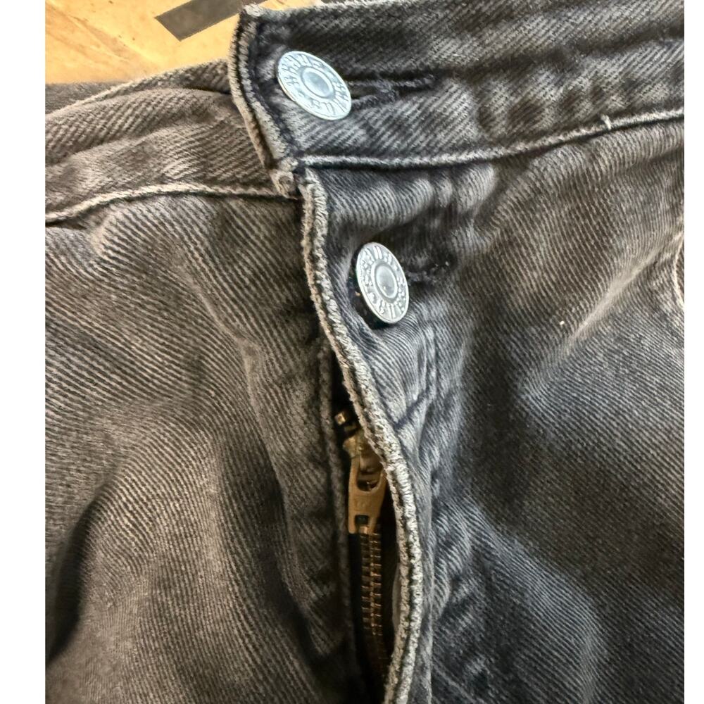Vintage Guess Pascal Jeans Mens W36xL30 Black Loose Fit Tapered Cotton Denim 90s - Picture 15 of 16